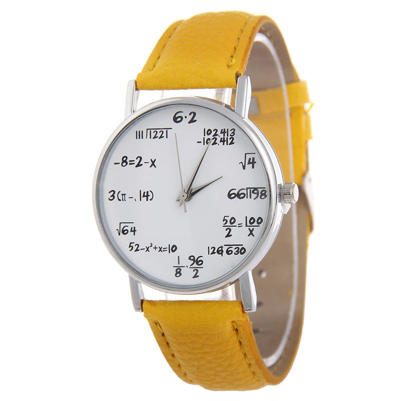 Equation Watch – Stylish and Modern Design in Multiple Colors