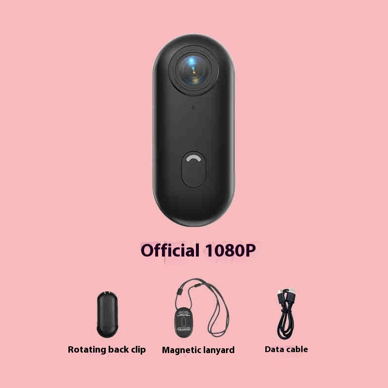 Mini 4K Action Camera – Wearable Waterproof Sports Cam for Helmet, Bike, Body Mounting | Hands-Free POV Recorder