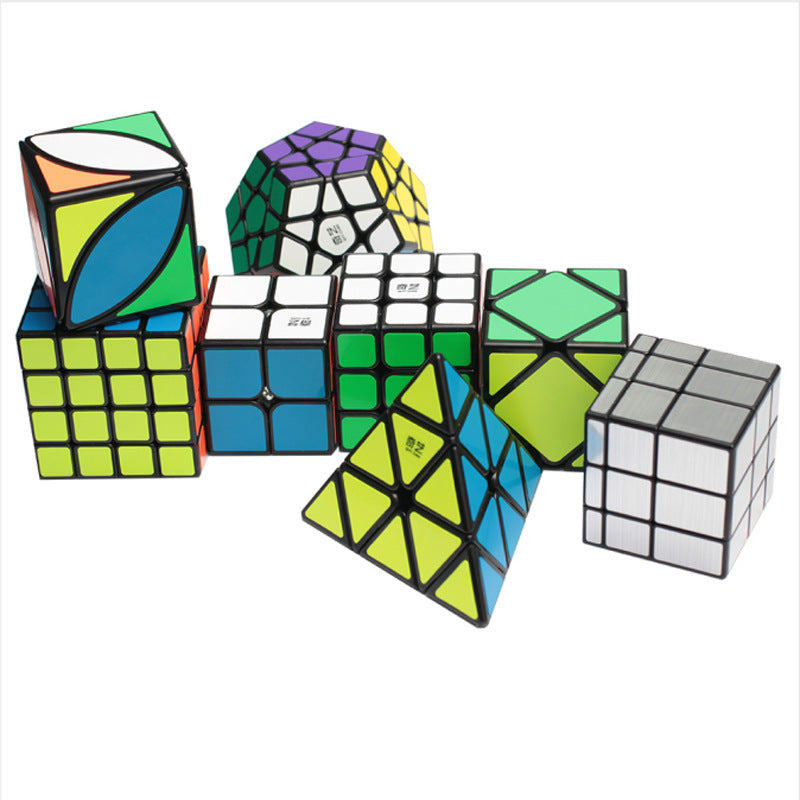 Puzzle Cube Set – 8-Piece Gift Box of Rubik's Cubes for Kids and Adults