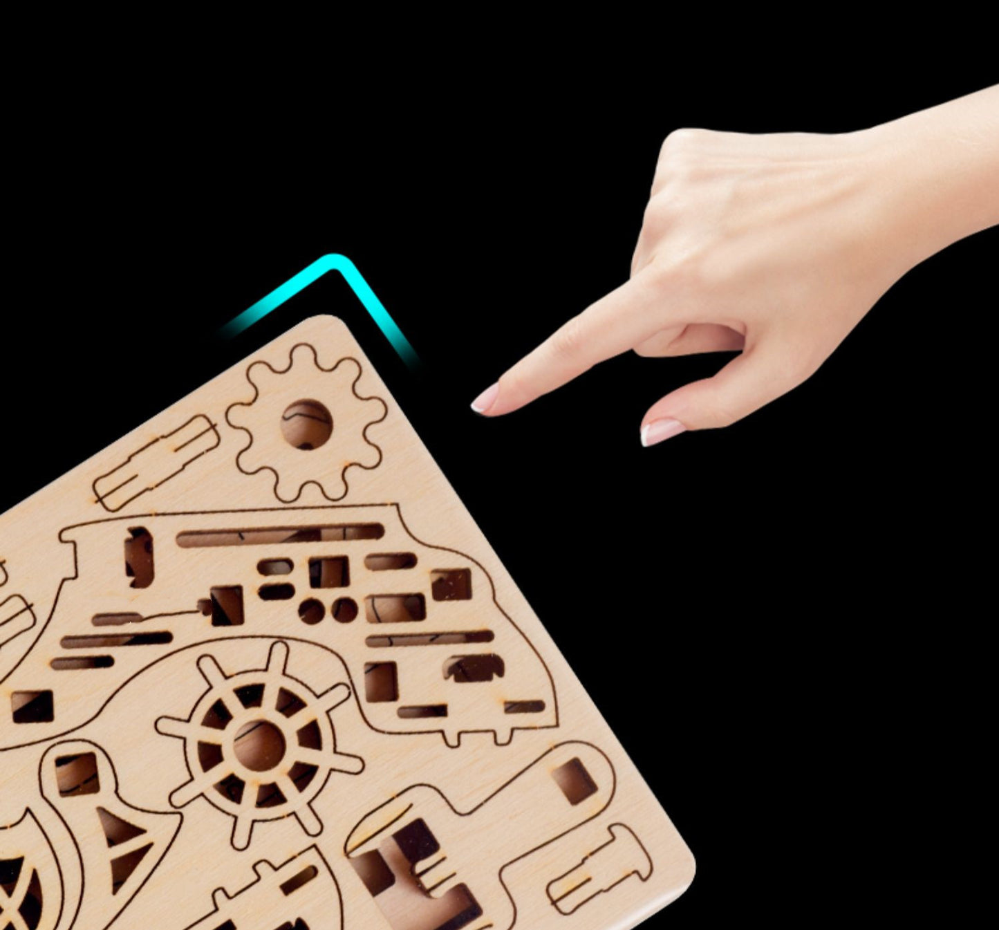 3D Wooden Puzzle Ball Step Elevator Track – DIY Marble Run Kit for All Ages