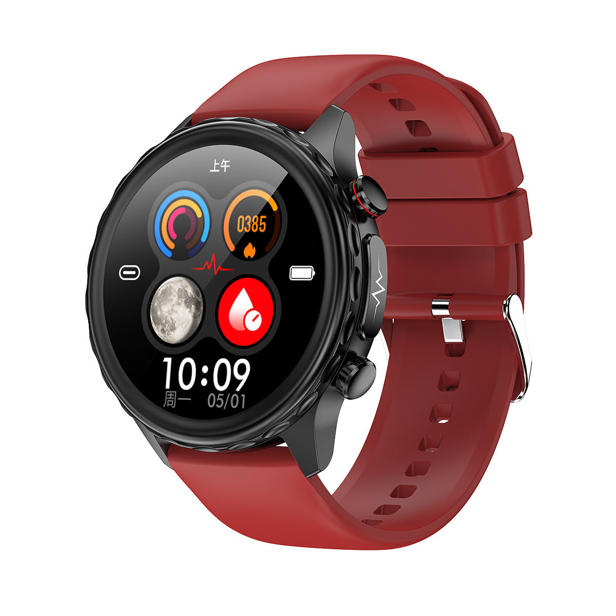 Bluetooth Smart Health Watch β Heart Rate, Blood Pressure & Sleep Monitoring for Wellness & Fitness